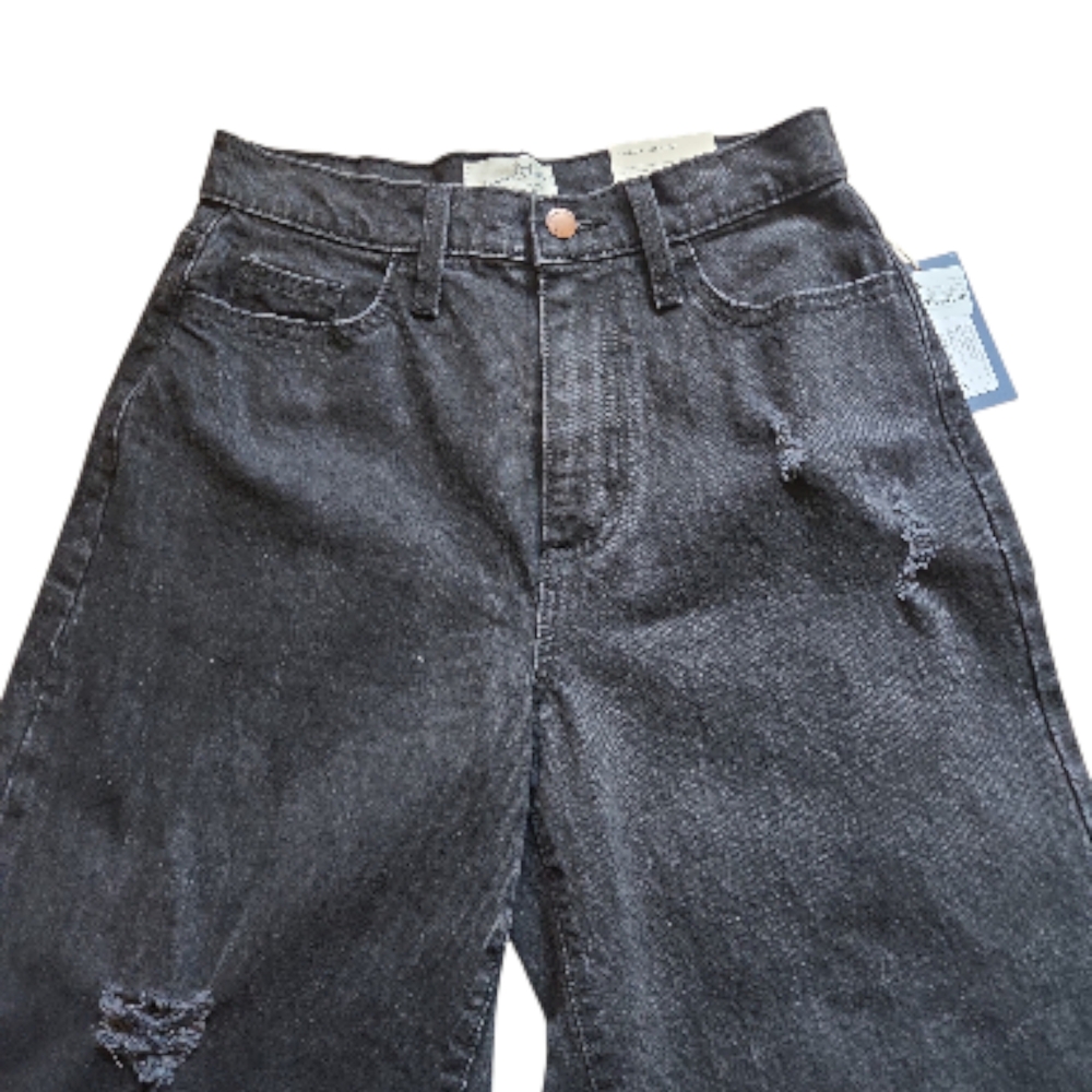 Universal Thread Balloon Black Distressed Women's… - image 4